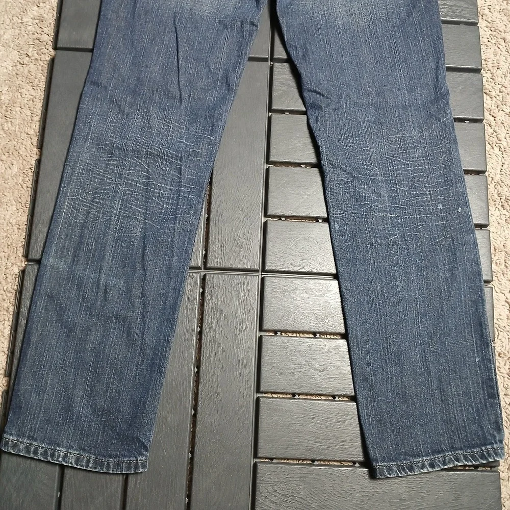 Levis Jeans Mens 30x30 Blue 511 Slim Fit Dark Wash Denim Casual Pocket Logo Work